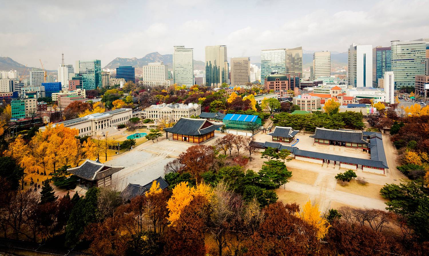 Seoul Deoksugung Panorama