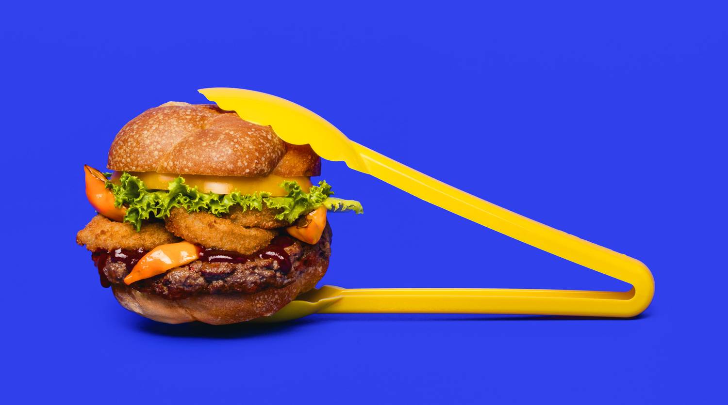 Image of burger with all fixings