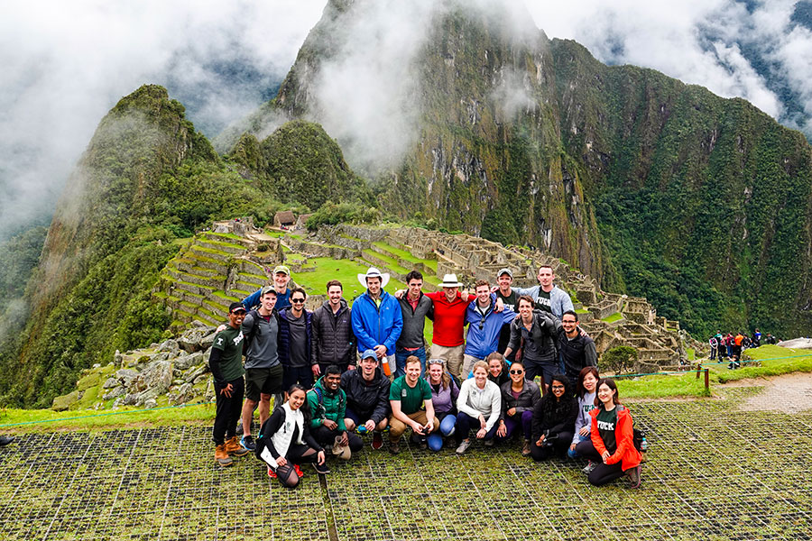 Tuck Students at Machu Picchu