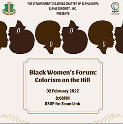 Black Women's Forum poster